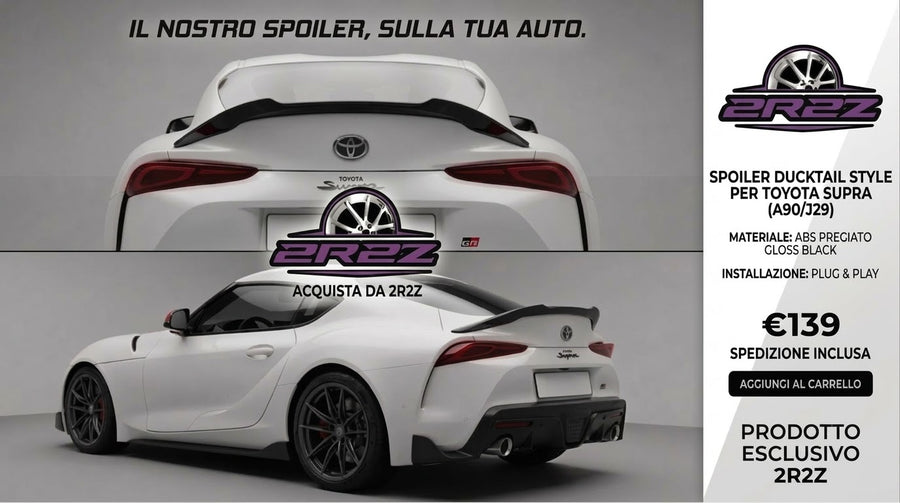 SPOILER-ALETTONE POSTERIORE PER TOYOTA SUPRA MK5