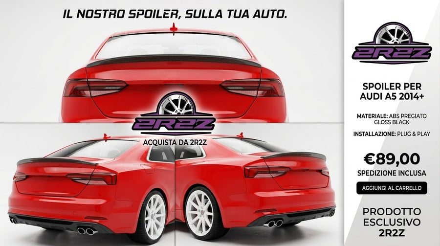 SPOILER-ALETTONE POSTERIORE PER AUDI A5 B9
